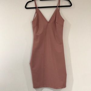 Sparkly Dusty Rose Dress